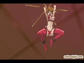 Rondborstig hentai dubbele doordringen door shemale anime monster
